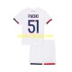 Camisola Paris Saint-Germain Willian Pacho 51 Criança Equipamento Segundo 2024-2025 Manga Curta